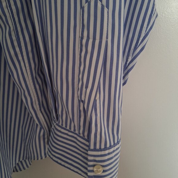 Polo Ralph Lauren Performance Shirt Size 1XB Big Blue Stripe Long Sleeve Classic - Picture 5 of 7